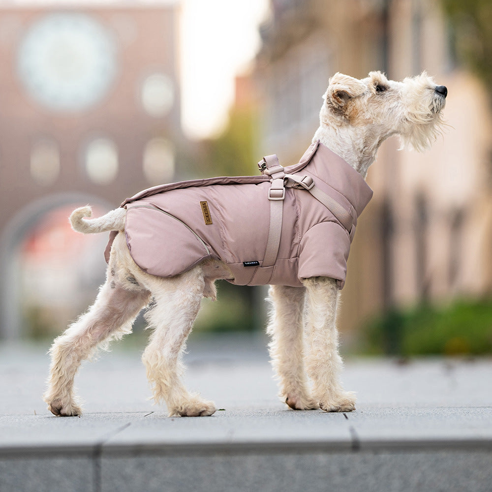 Waterproof Polyester Cotton-Padded Dog Coat