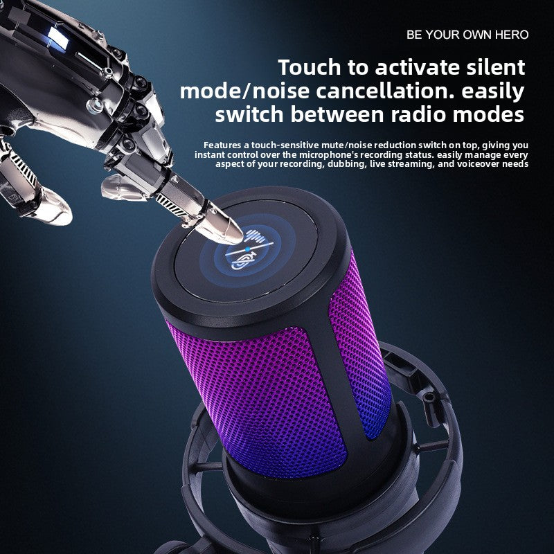USB Condenser Microphone for Recording and Streaming