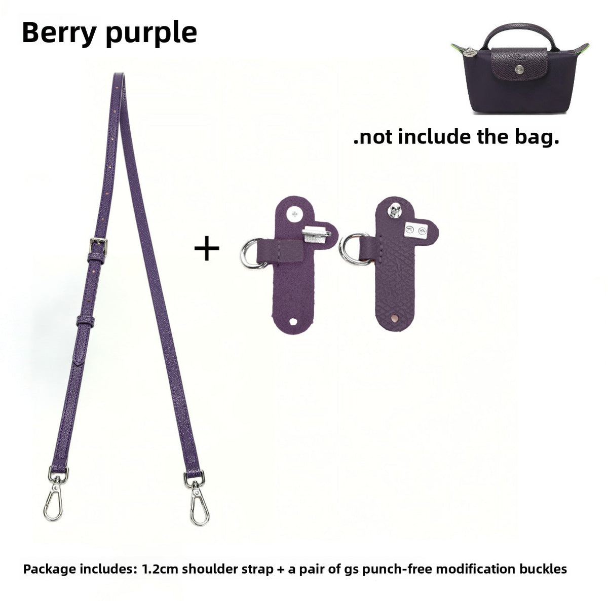 Adjustable No-Drill Shoulder Strap for Tote Bags