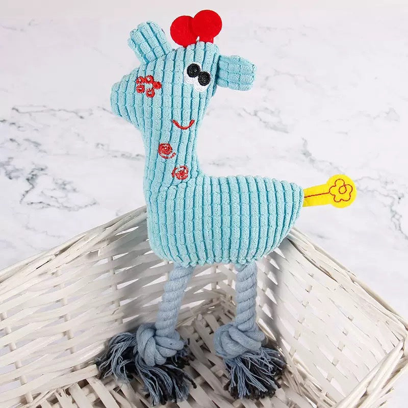 Pet dog plush sound-making toy