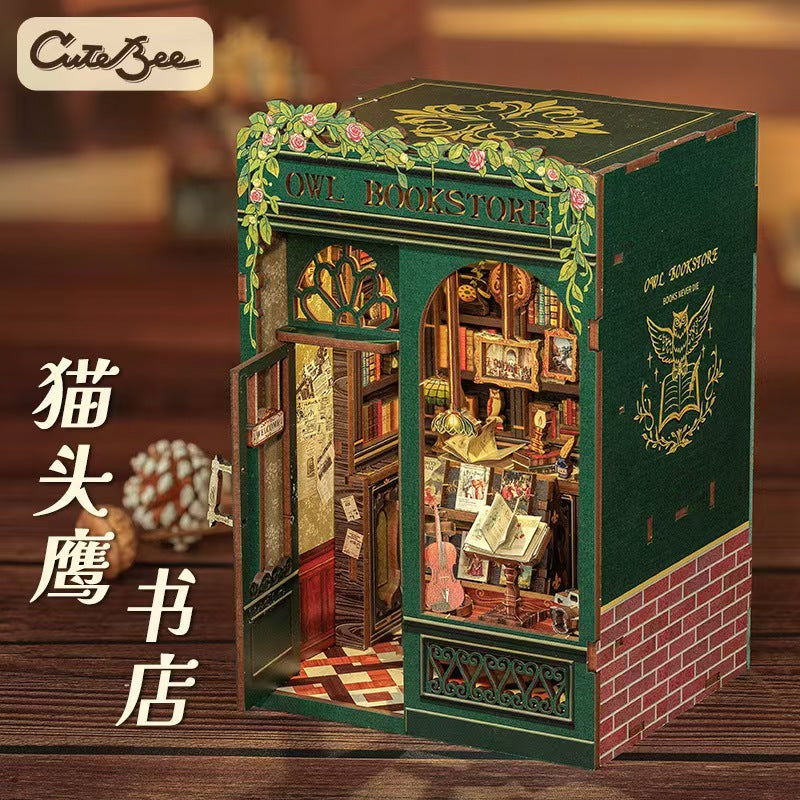 Handmade Miniature Bookstore DIY Bookends