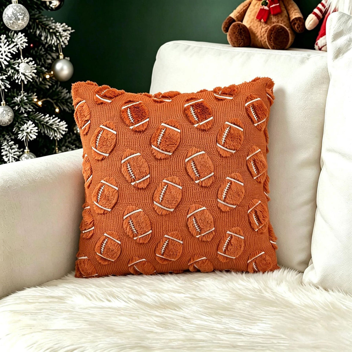 Christmas Themed Decorative Pillow Cover