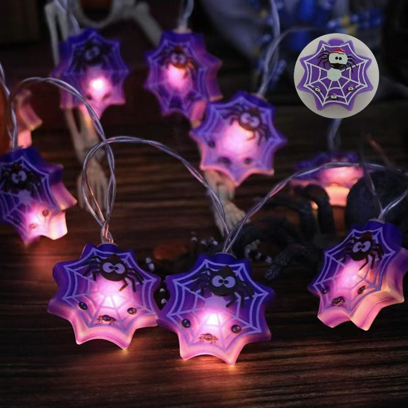 Halloween LED Light String with Pumpkin and Ghost for Outdoor Holiday Decoration