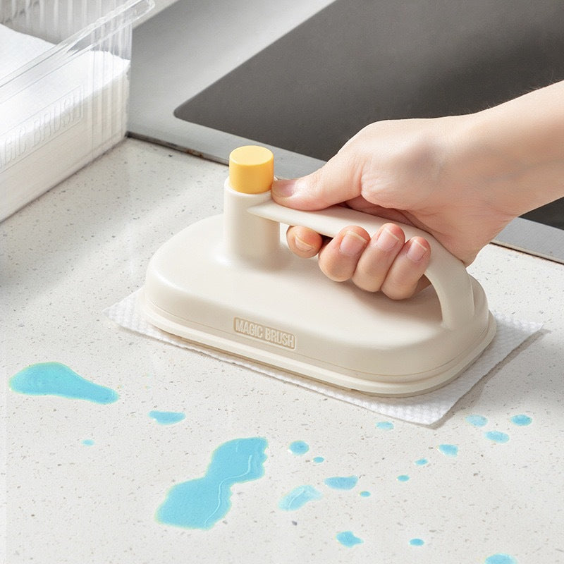 Replaceable Disposable Kitchen Oil-Removing Cleaning Cloth for Bathroom Lazy Cleaning Tool