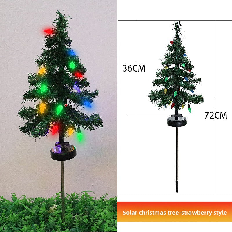 Solar Christmas Tree Garden Decorative Light