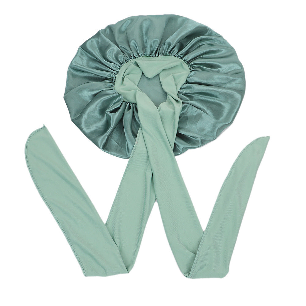 Womens Satin Sleep Cap Hair Protection Bonnet