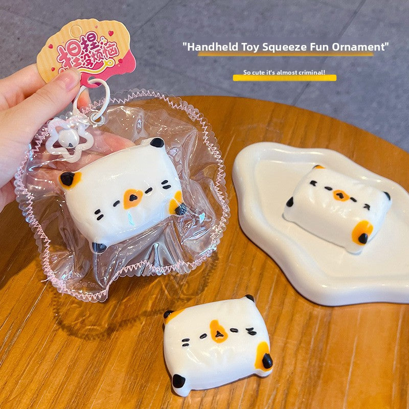 Pillow Cat Silicone Squishy Toy