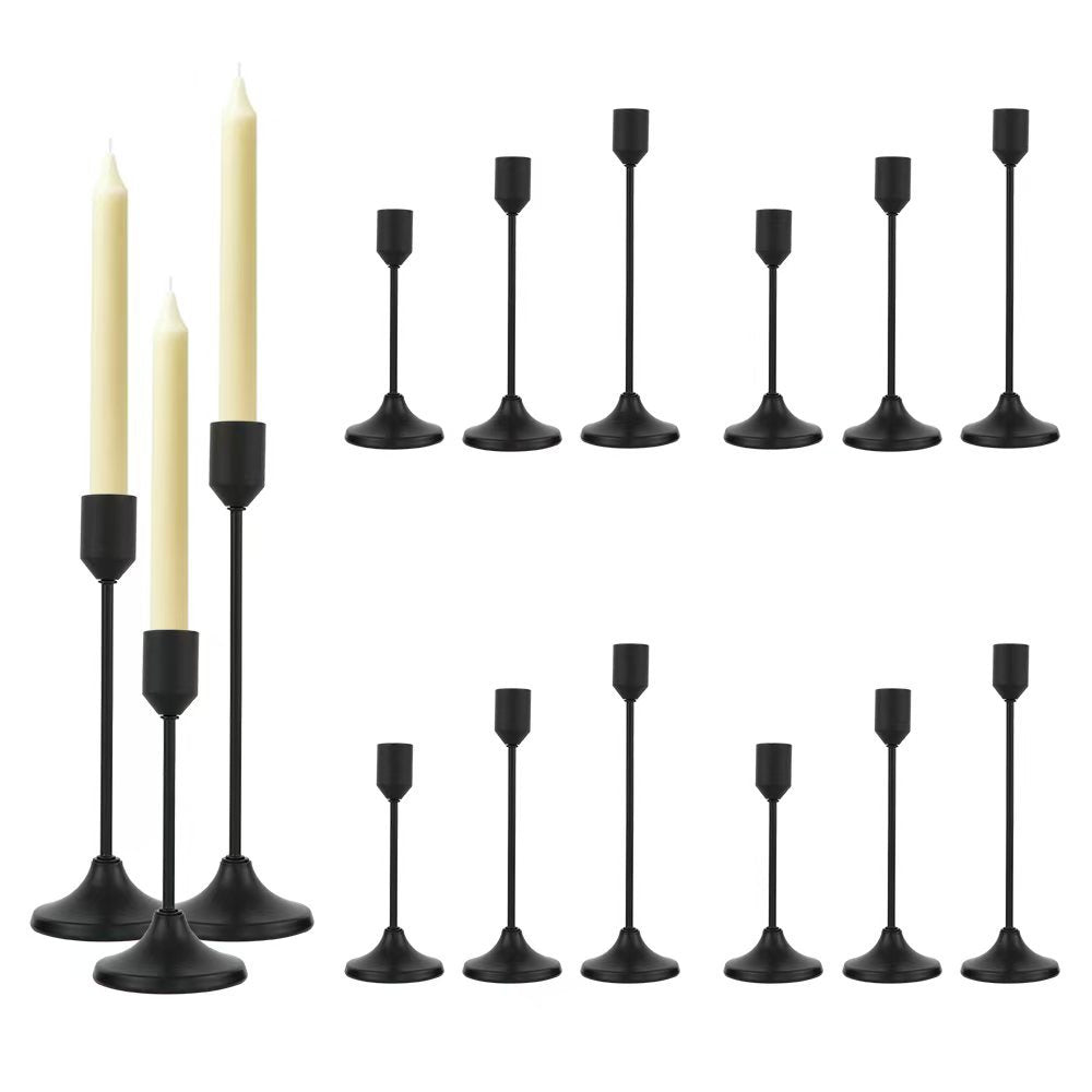 European-style metal candle holder
