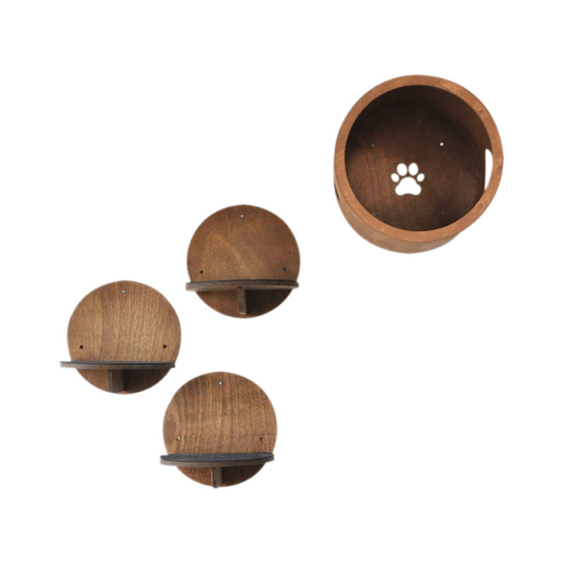 Wall Mounted Cat Climbing Frame with Tunnel