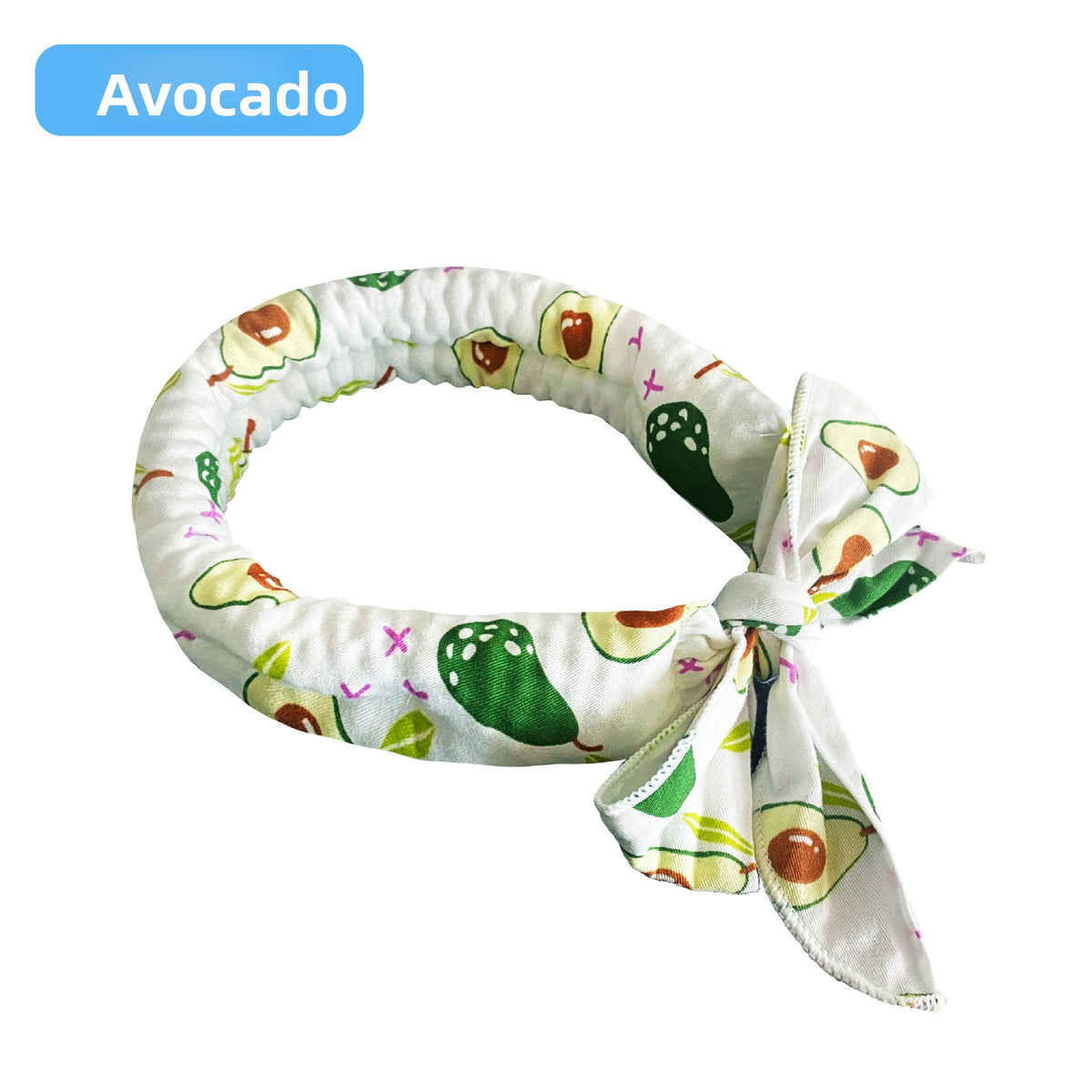 Soft Cotton Pet Cooling Scarf Bowknot Tie Neck Wrap for Cats Dogs Summer