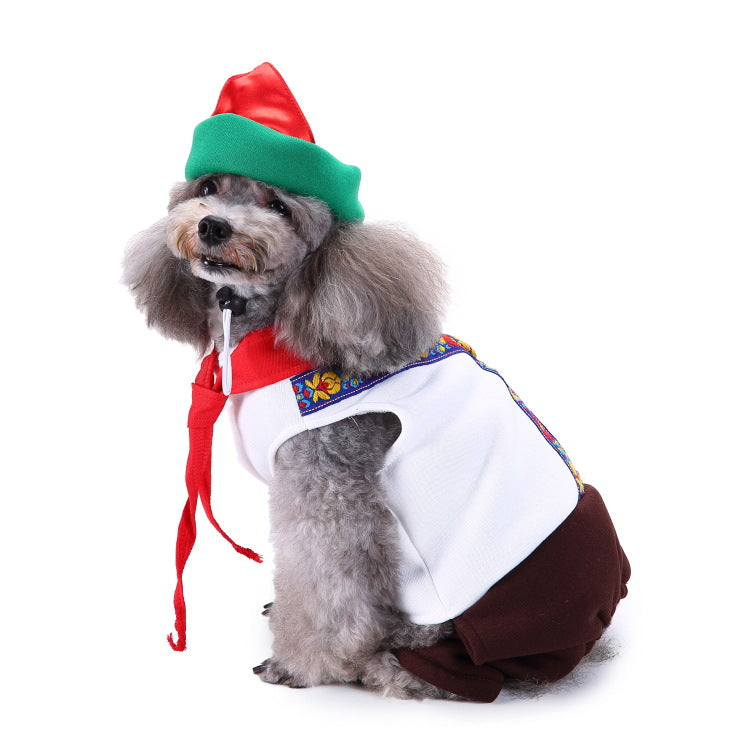 Festive Polyester Pet Dog Costume