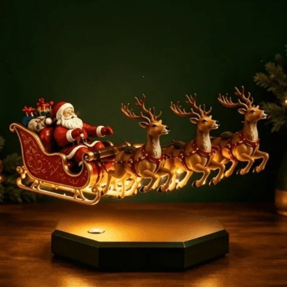 Magnetic Levitation Santa Claus Sleigh