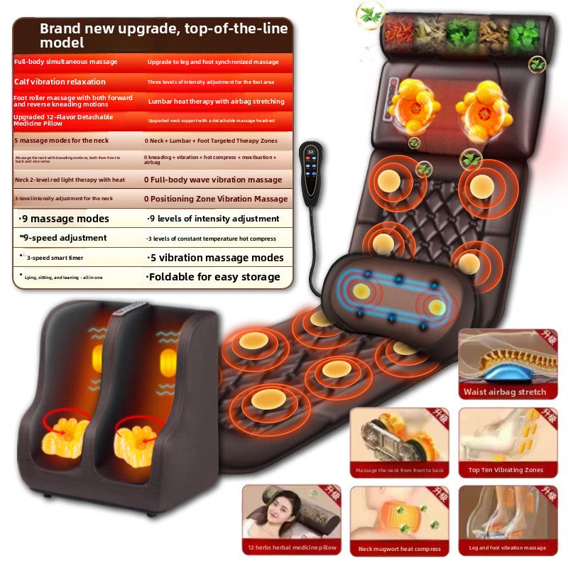 Multi-Functional Folding Electric Massage Mat