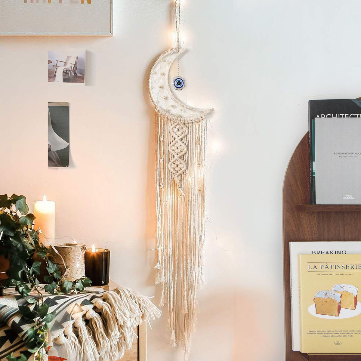 Woven tapestry dreamcatcher