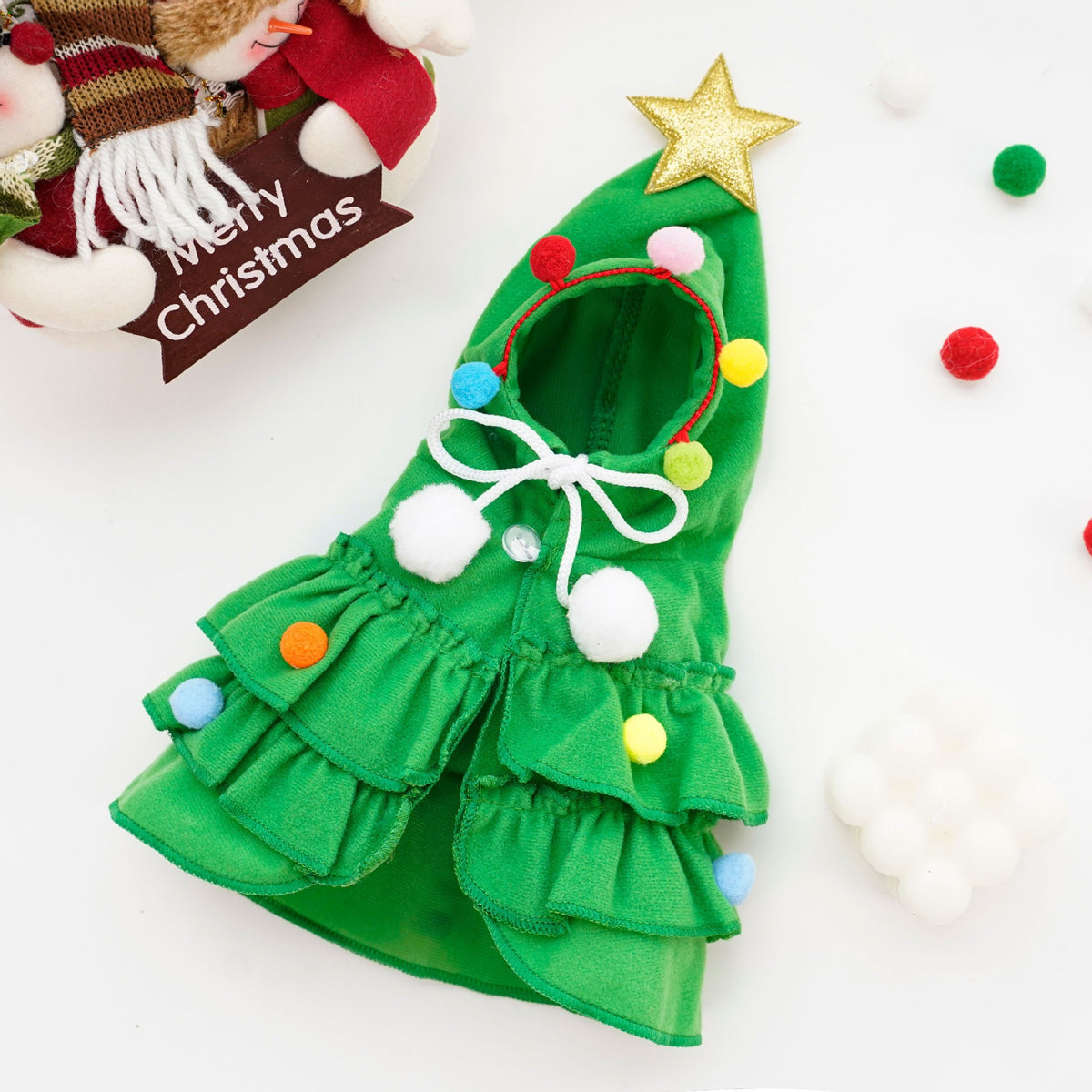 Christmas Pet Cape Clothing