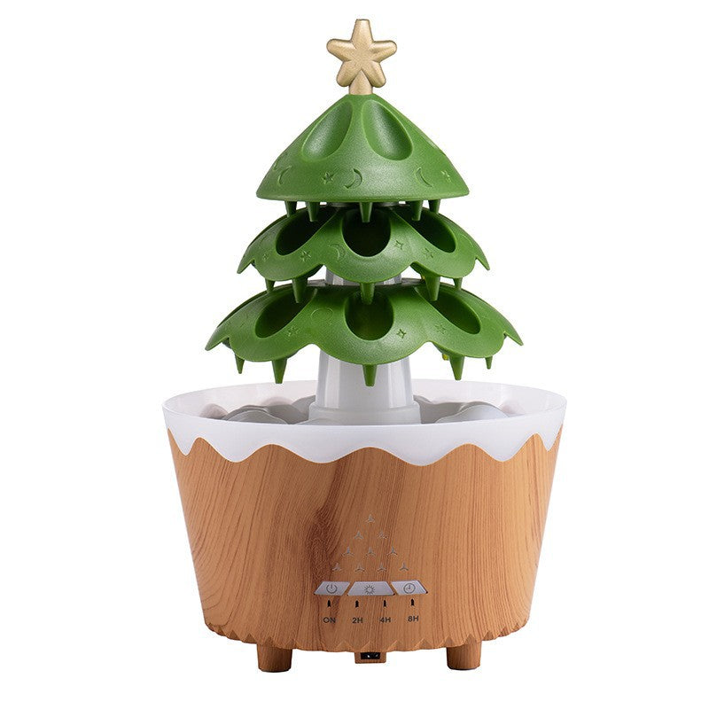 Rotating raindrop lucky Christmas tree aromatherapy machine