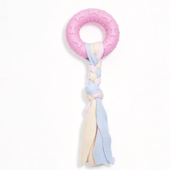 Durable Dog Chew Toy with Rope