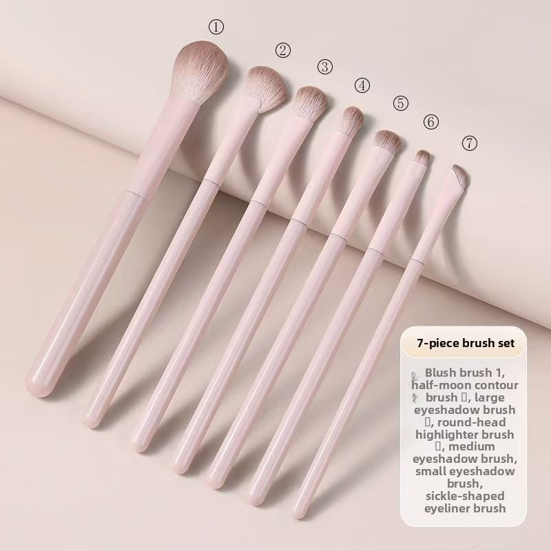 13-Piece Portable Makeup Brush Set Soft Artificial Fiber Bristles with Bag for Eyeshadow Blush Foundation