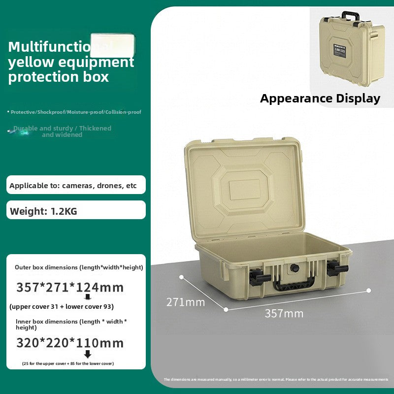 Durable Waterproof Plastic Protective Tool Case with Foam