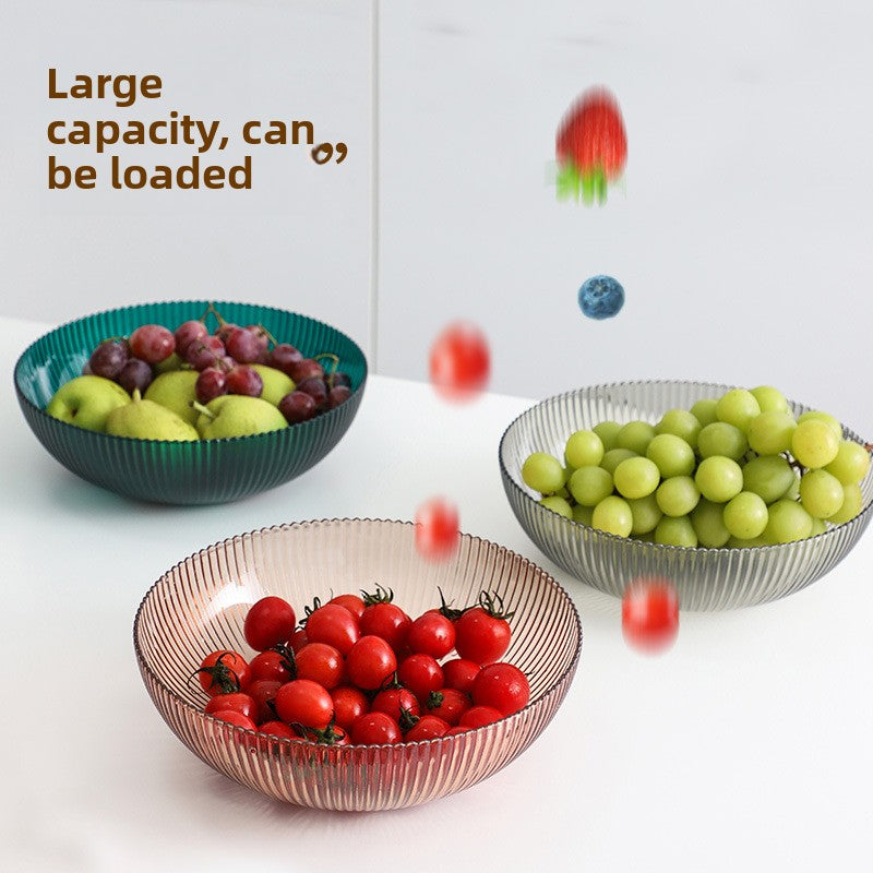 Transparent Fruit Snack Serving Tray