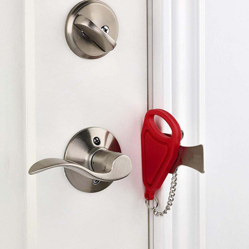 Portable door latch lock