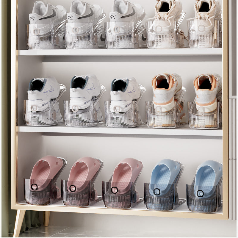 Adjustable shoe rack