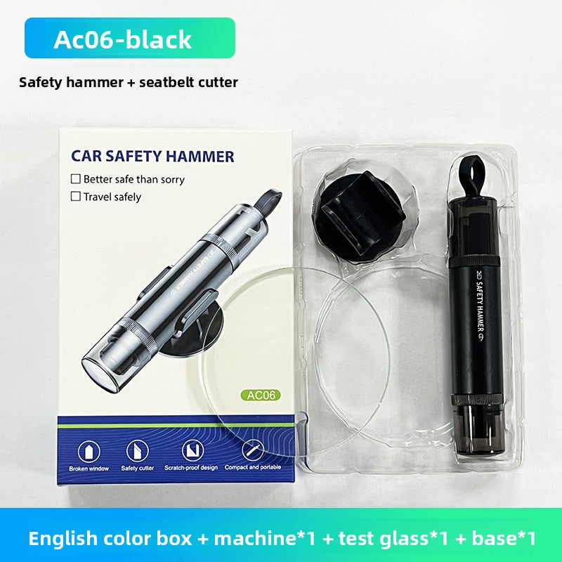 Dual Function Car Safety Hammer
