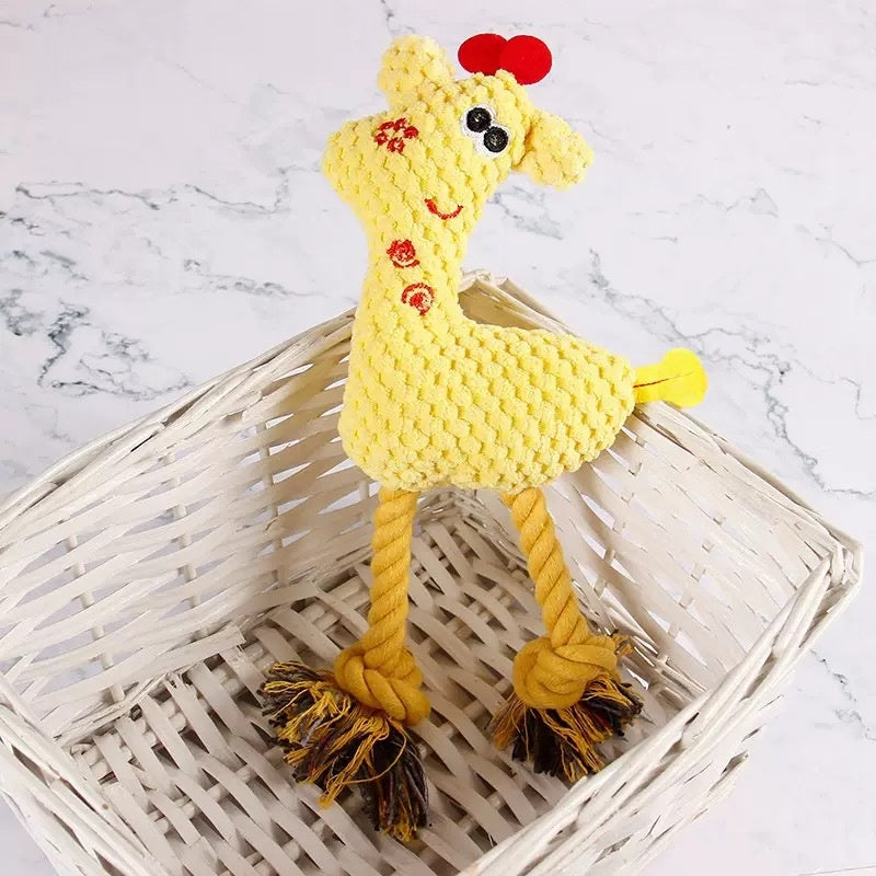 Pet dog plush sound-making toy
