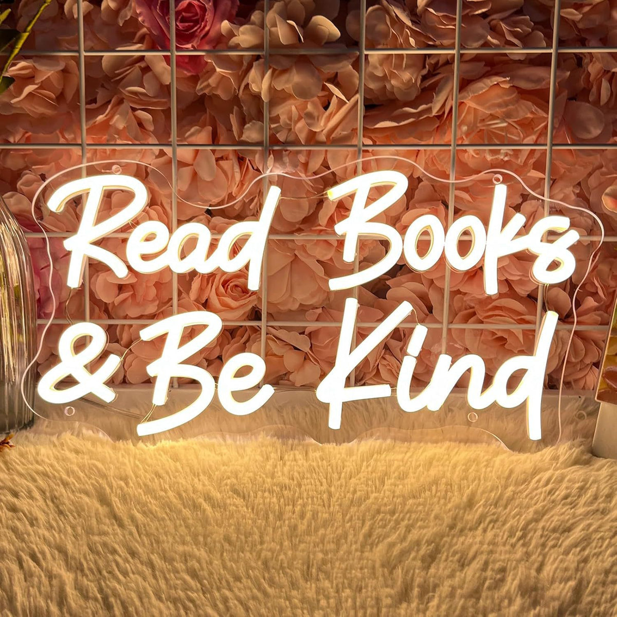 Dimmable LED Reading Neon Sign Wall Decor Light