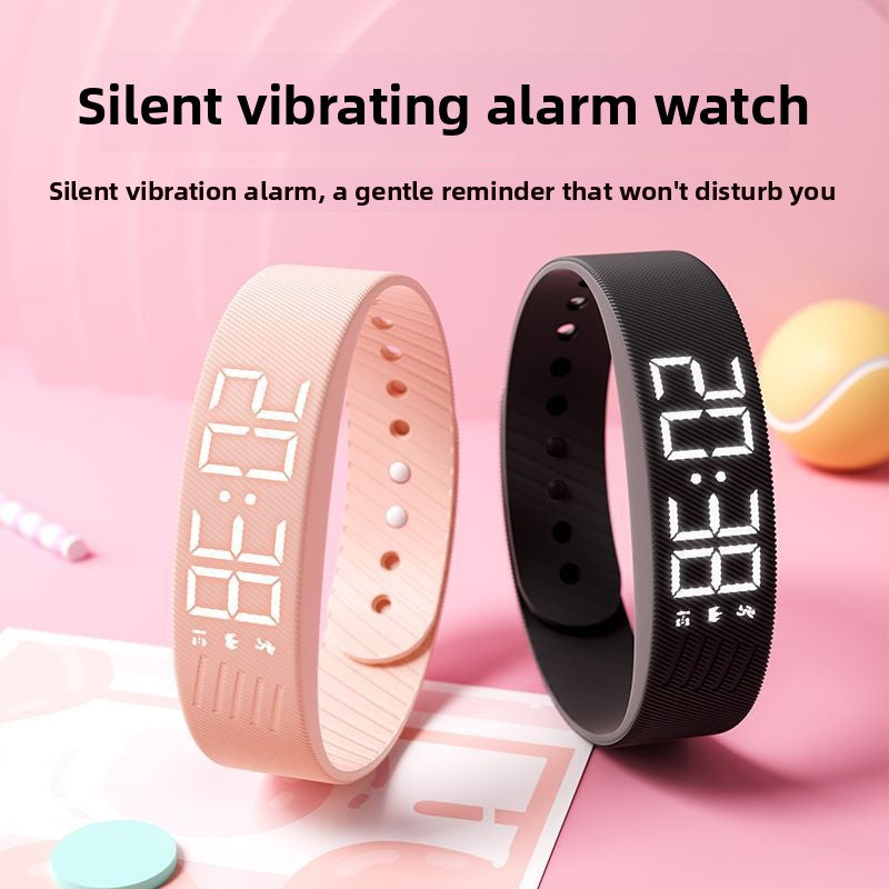 Vibrating Alarm Pedometer Smart Bracelet USB Rechargeable Digital Wristband