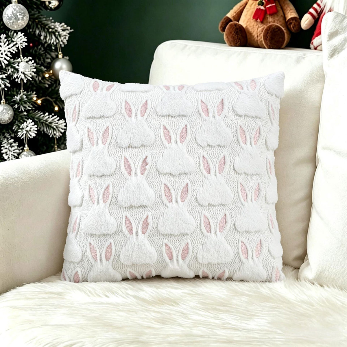 Christmas Retro Cushion Cover