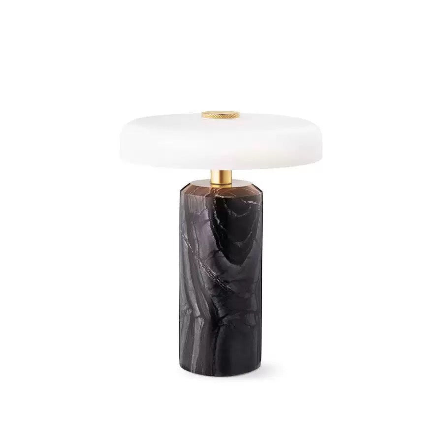 Portable Rechargeable Marble Table Lamp with Touch Control