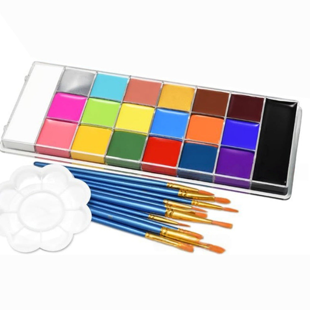 Oil-Based Face Paint Set for Stage and Events