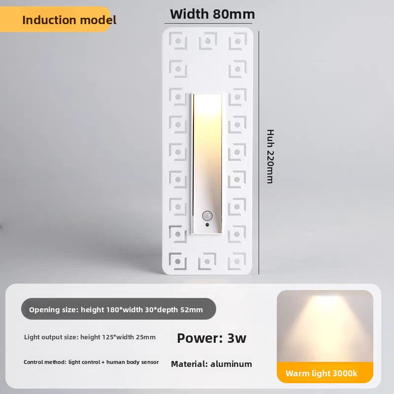 Embedded Frameless Sensor Stair Light