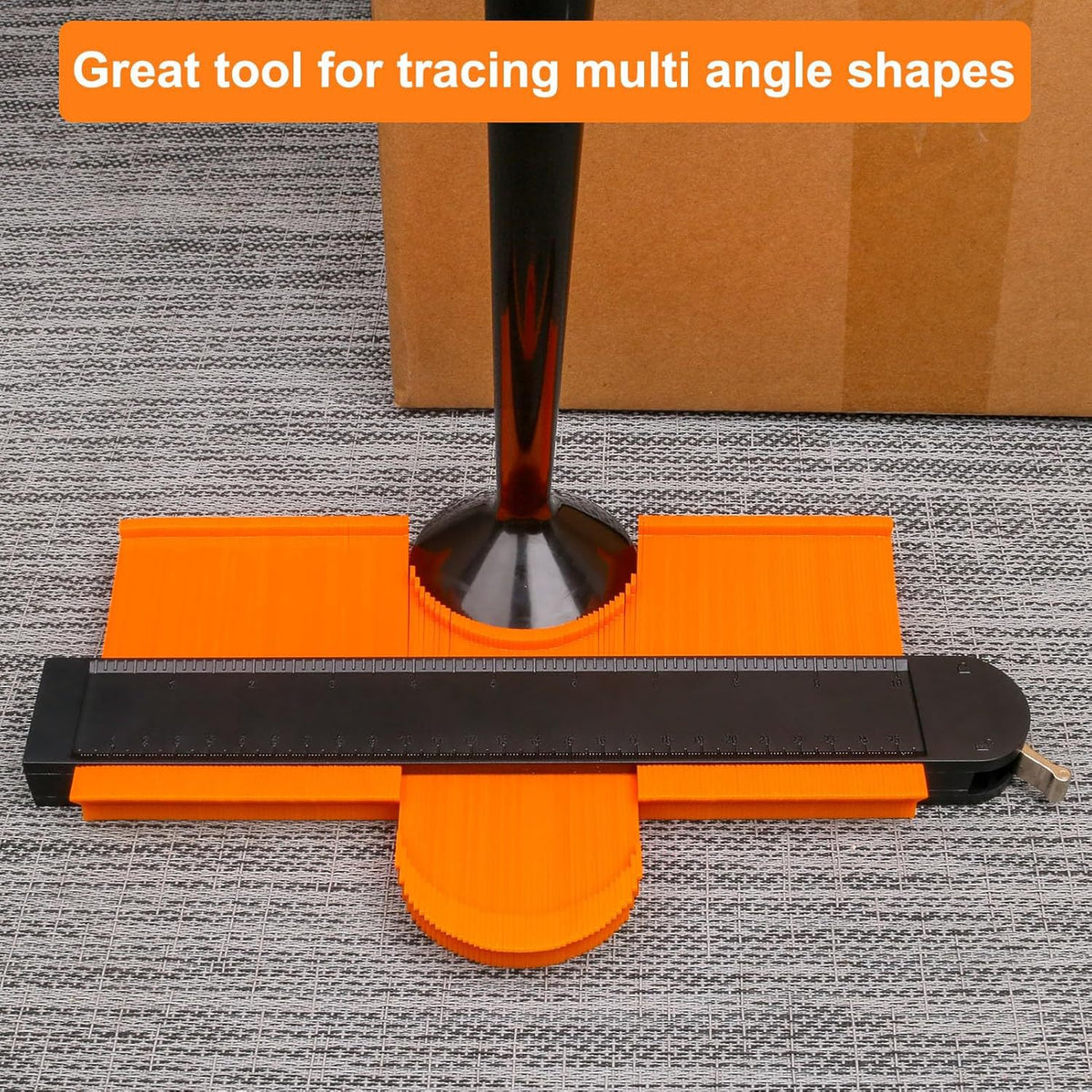Curved Angle Measuring Tool for Woodworking
