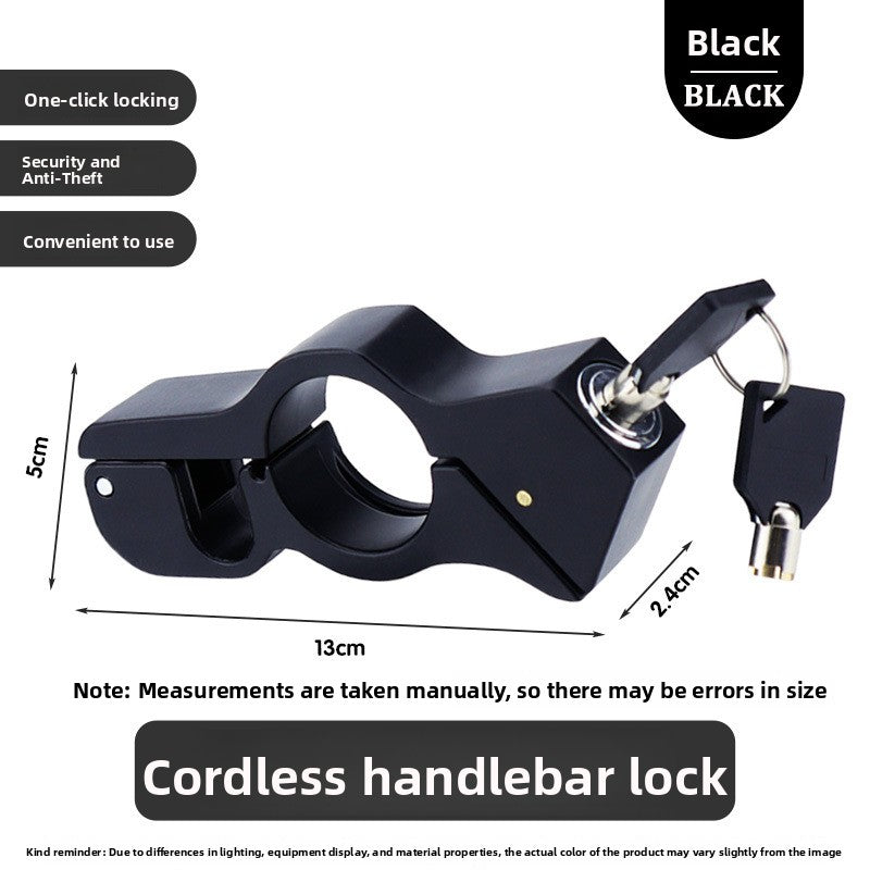 Aluminum Alloy Motorcycle Handlebar Lock