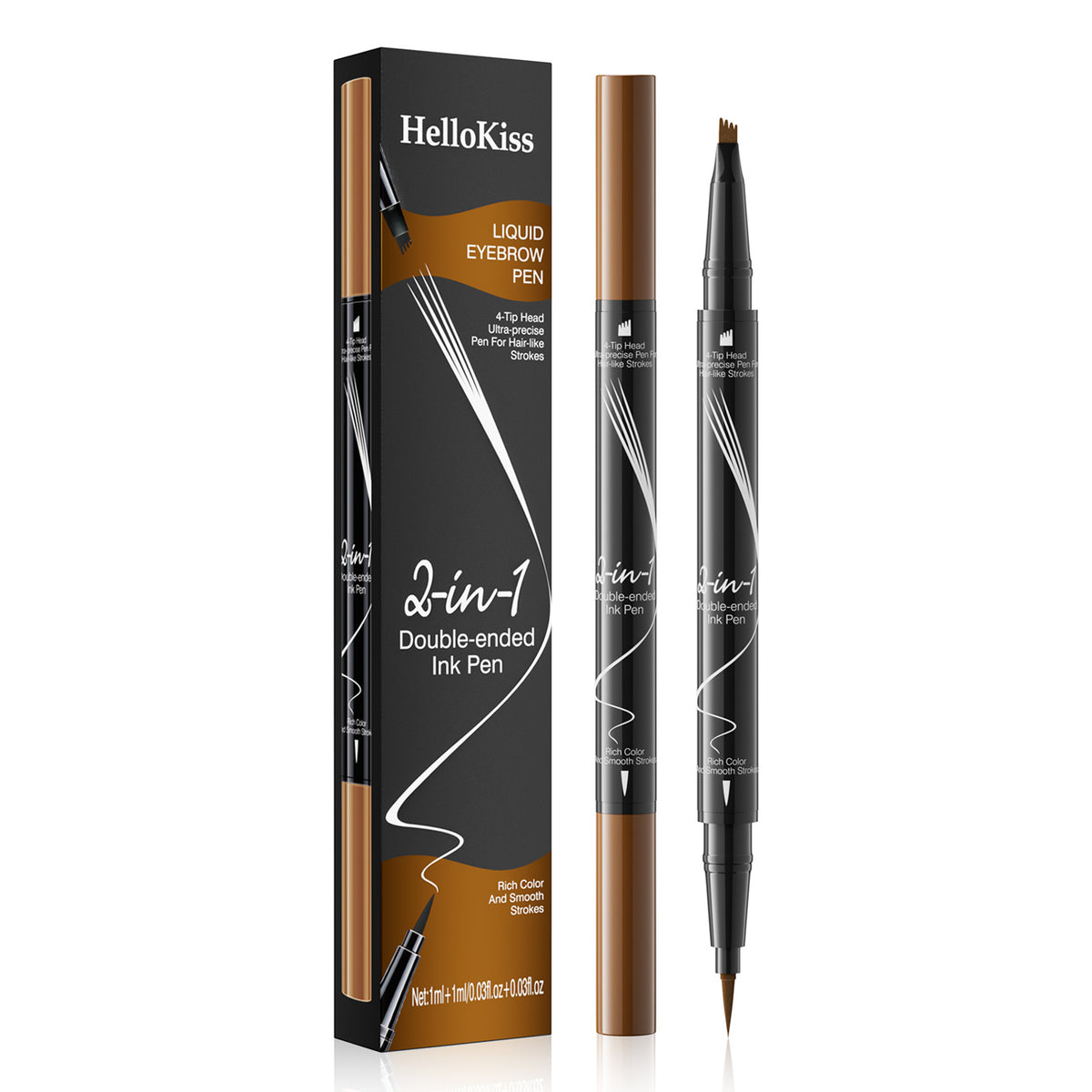 Four-Tip Microblading Eyebrow Pencil
