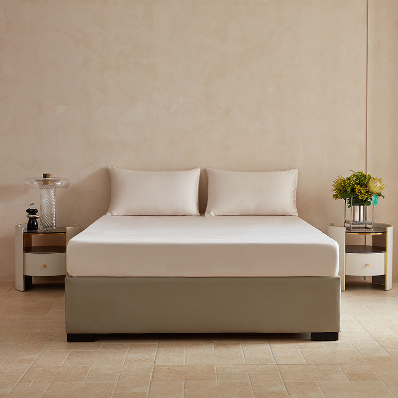 Bamboo Fiber Fitted Sheet and Duvet Cover Set