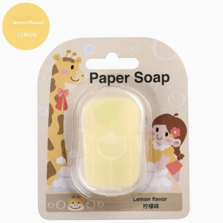 Disposable Soap Paper Tablets