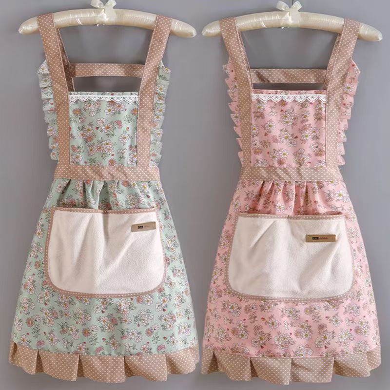 Lightweight Cotton Princess Apron for Women