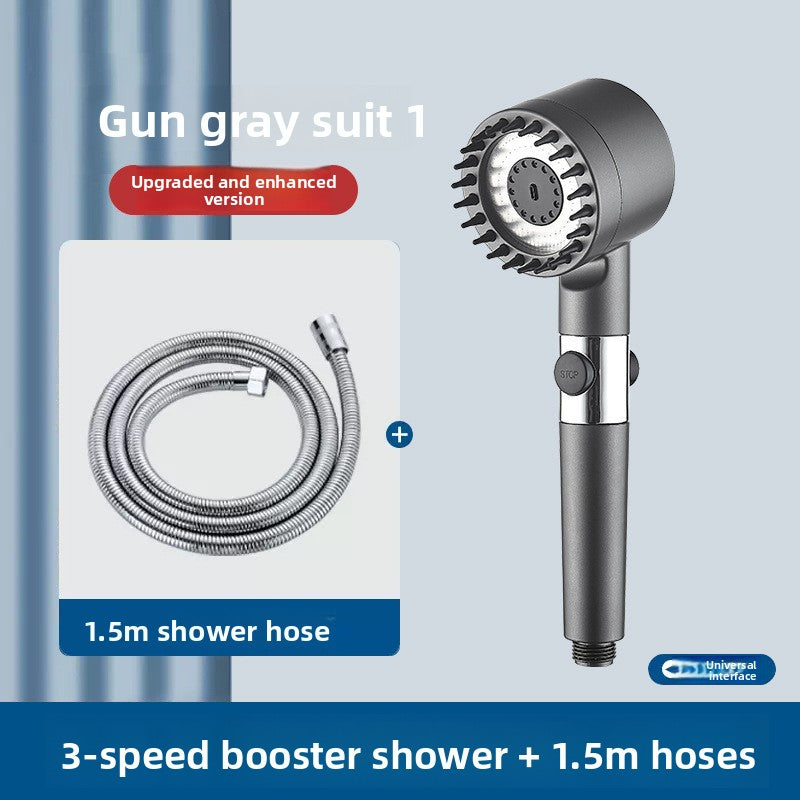Pressurized Filtered Rain Shower Head Set