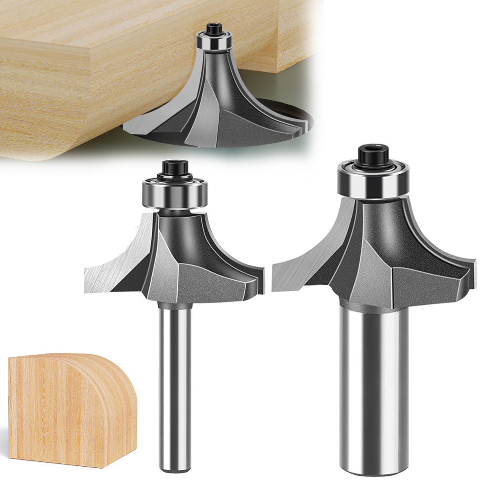 Tungsten Steel Round Angle Woodworking Milling Cutter
