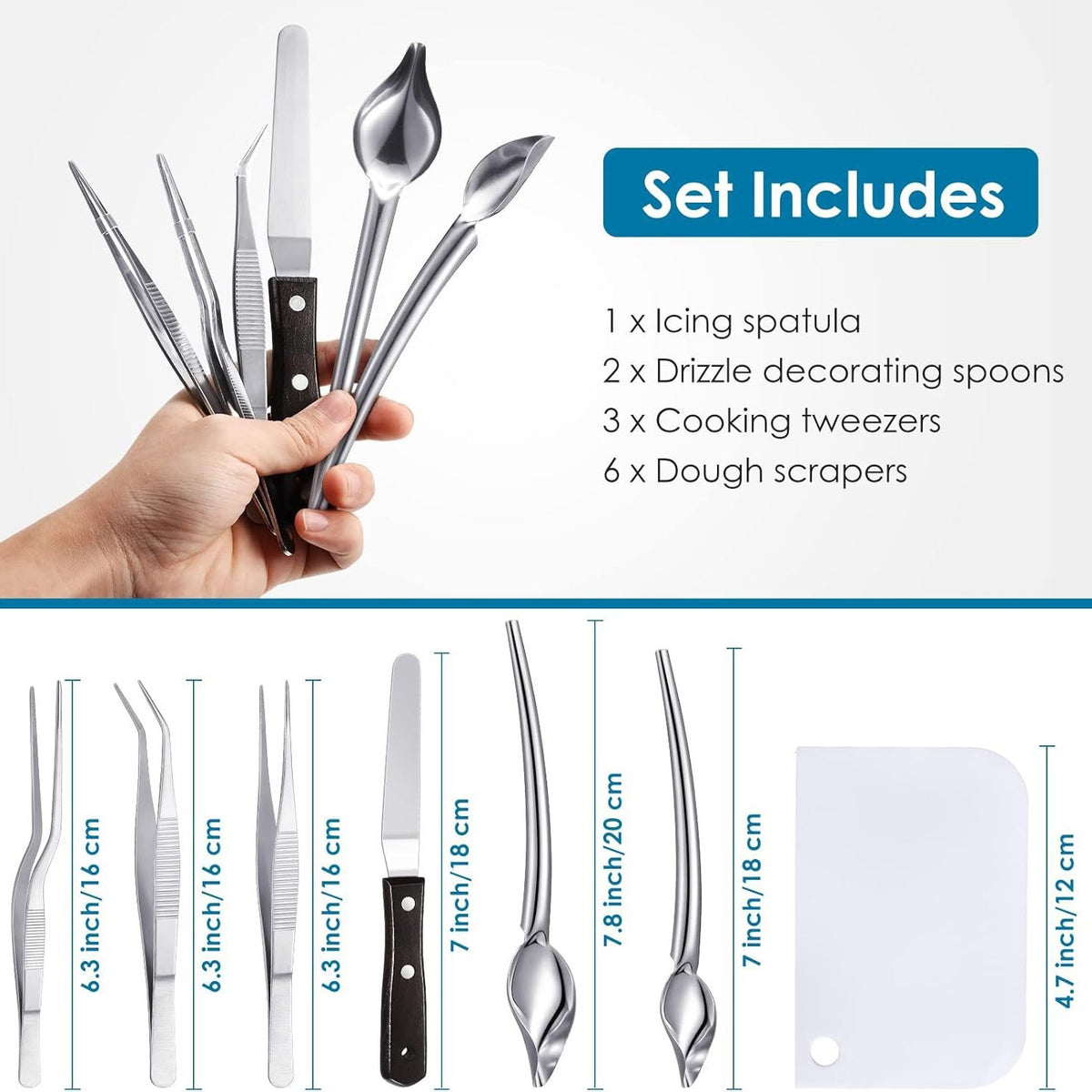 Plate Decorating Spoon Set