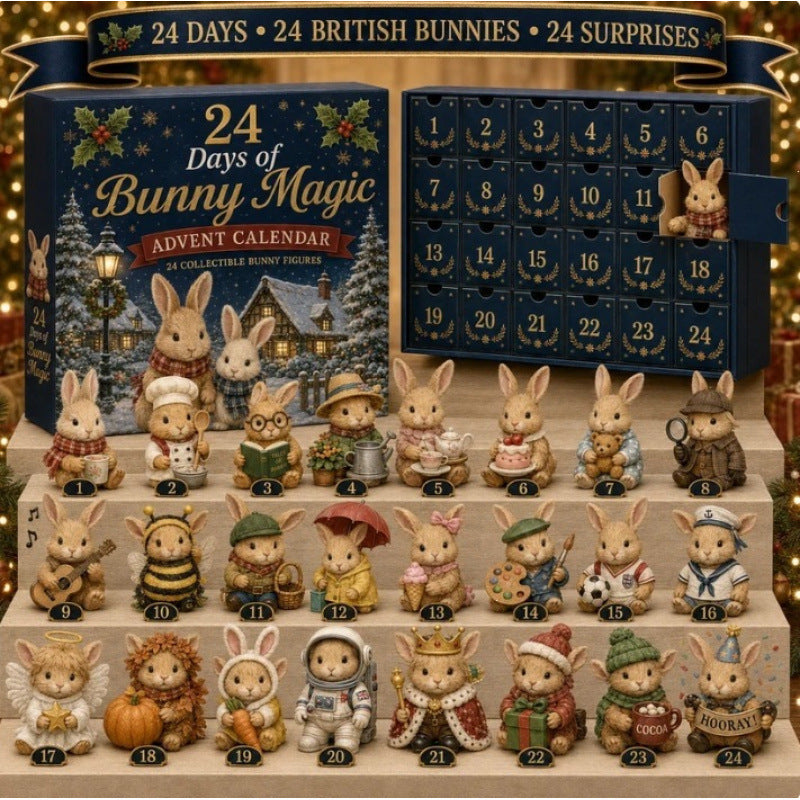 24 Days Christmas Duck Magic Advent Calendar with Animal Blind Boxes