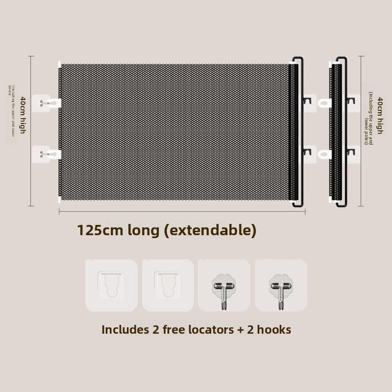 Retractable Pet Barrier Gate