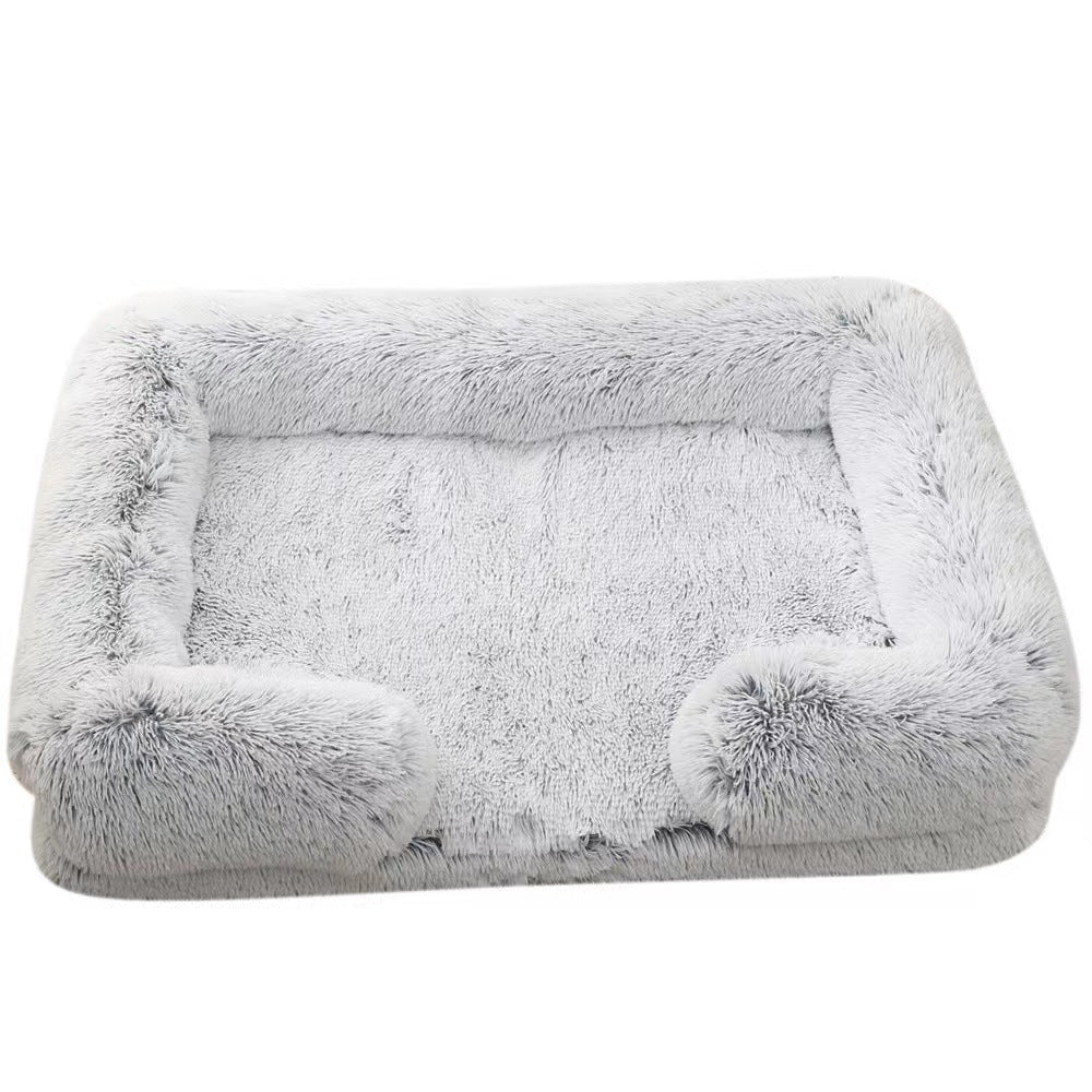 Plush Round Cat Bed