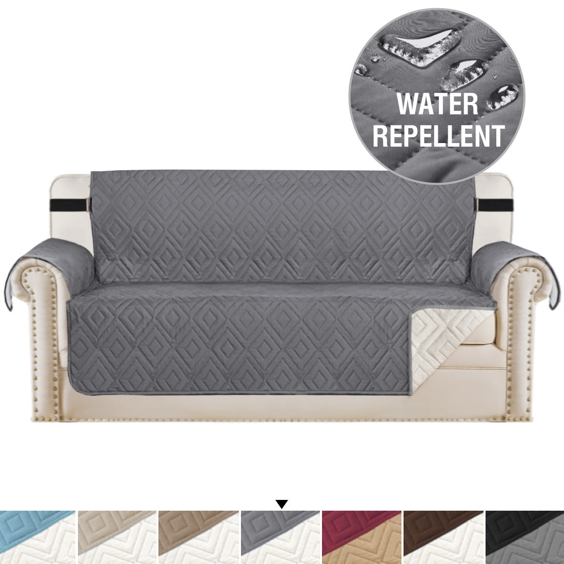 Anti-slip sofa cushion cover