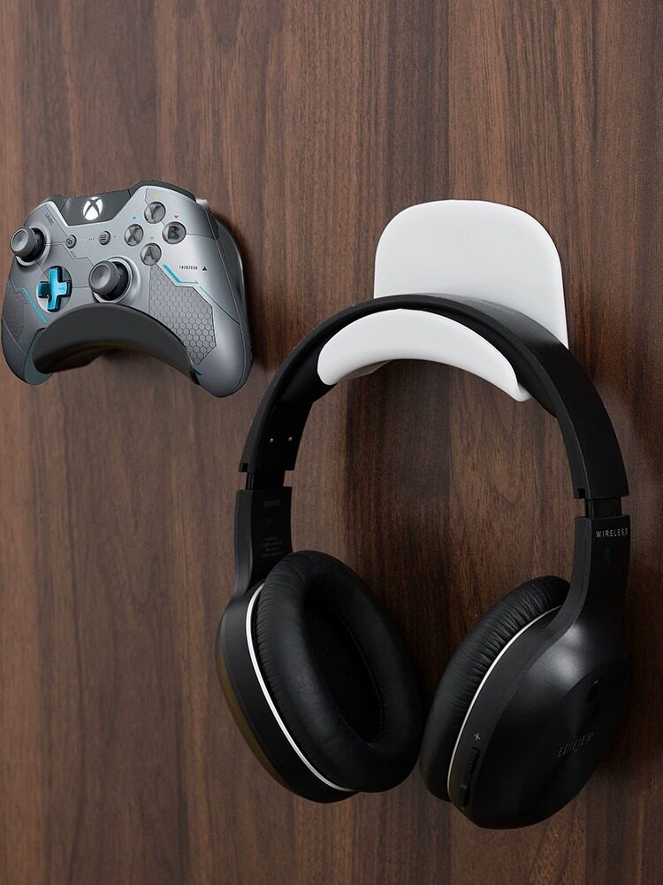 No-Drill Wall-Mounted Headphone Stand