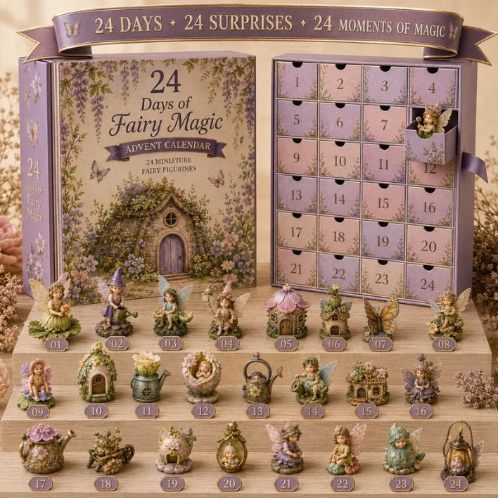 Christmas Countdown Calendar Blind Box Decoration Set