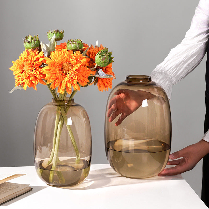 Large Glass Vase for Home Hydroponics